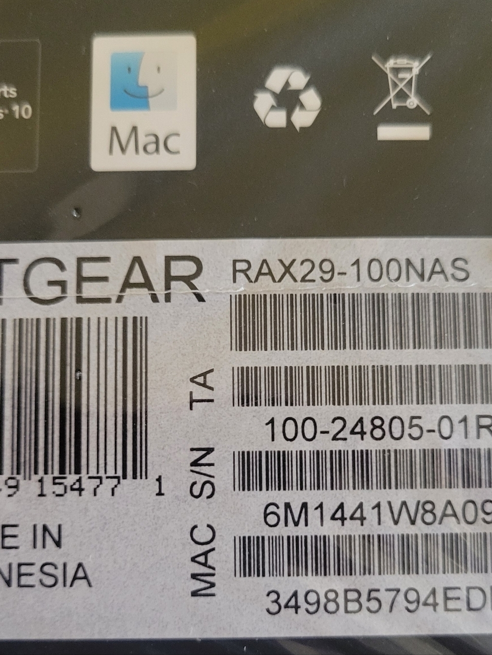 Nighthawk AX WiFi 6 Router AX2400 Model RAX29 - Picture 5 of 6